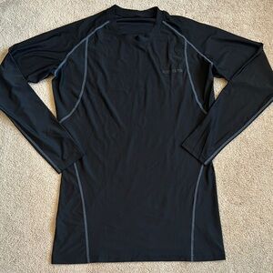 Black Long Sleeve Athletic Shirt